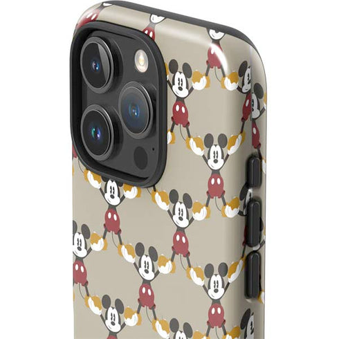 Disney Mickey Mouse Pattern Formation iPhone 16 Pro Impact Case